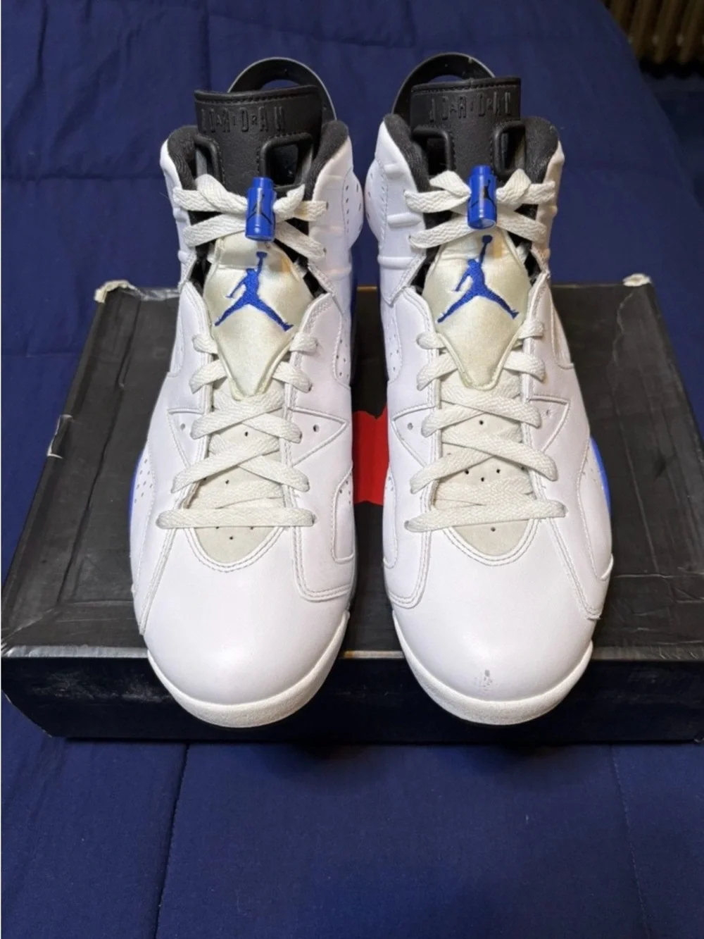 Jordan 6 Retro Sport Blue 2014 Size 12